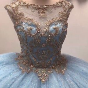 Quinceanera Collection 26941 ivory gold